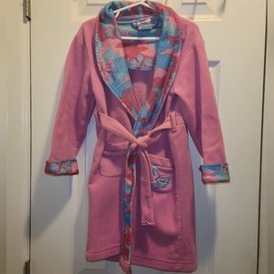 Girls' sized 4 pink robe